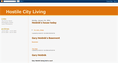 Desktop Screenshot of hostilecityliving.blogspot.com