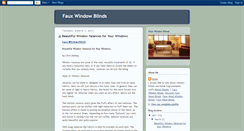 Desktop Screenshot of a-fauxwindowblinds.blogspot.com