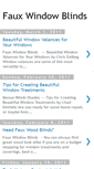 Mobile Screenshot of a-fauxwindowblinds.blogspot.com