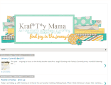 Tablet Screenshot of kraftymama.blogspot.com