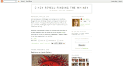 Desktop Screenshot of cindyrevell.blogspot.com