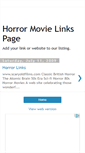 Mobile Screenshot of horrorlinkspage.blogspot.com