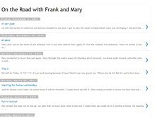 Tablet Screenshot of ontheroadwithfrankandmary.blogspot.com