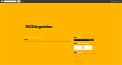 Desktop Screenshot of ircdargentina.blogspot.com