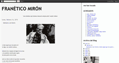 Desktop Screenshot of franeticomiron.blogspot.com