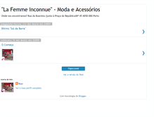Tablet Screenshot of lafemmeinconnue.blogspot.com