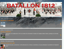 Tablet Screenshot of batallon1812.blogspot.com