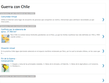 Tablet Screenshot of conflictoconchile.blogspot.com