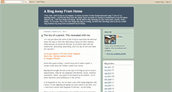 Desktop Screenshot of ablogawayfromhome.blogspot.com