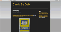 Desktop Screenshot of cardsbydeb.blogspot.com