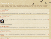 Tablet Screenshot of cosasdelavida-vero.blogspot.com