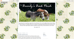 Desktop Screenshot of beverlysbackporch.blogspot.com