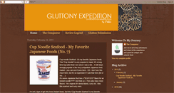 Desktop Screenshot of gluttonyexpedition.blogspot.com