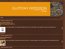 Tablet Screenshot of gluttonyexpedition.blogspot.com