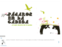 Tablet Screenshot of llenodepajaros.blogspot.com