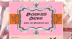Desktop Screenshot of enchantedchicks.blogspot.com