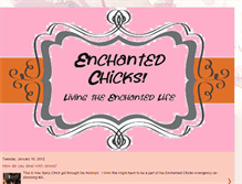 Tablet Screenshot of enchantedchicks.blogspot.com