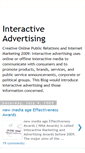 Mobile Screenshot of online-interactive-advertising.blogspot.com