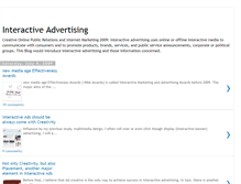 Tablet Screenshot of online-interactive-advertising.blogspot.com