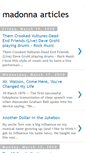 Mobile Screenshot of madonnaarticles.blogspot.com