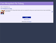 Tablet Screenshot of caramengobatiflutulang.blogspot.com