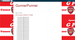 Desktop Screenshot of gunnerpunner.blogspot.com