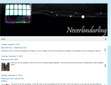 Tablet Screenshot of neverlandarling.blogspot.com