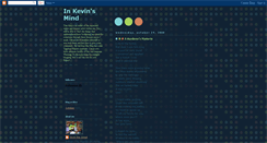 Desktop Screenshot of inkevinsmind.blogspot.com