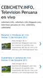 Mobile Screenshot of cebichetv-info.blogspot.com