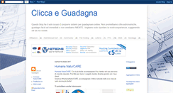 Desktop Screenshot of clicca-e-guadagna.blogspot.com