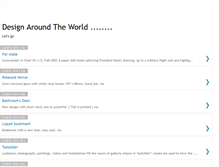 Tablet Screenshot of designaroundtheworld.blogspot.com