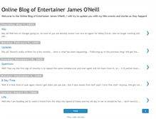 Tablet Screenshot of jamesoneillsblog.blogspot.com