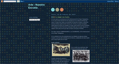 Desktop Screenshot of nuestraescuela-arte.blogspot.com