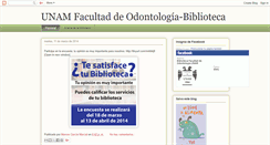 Desktop Screenshot of facultad-odontologia-biblioteca.blogspot.com