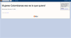 Desktop Screenshot of colombianas.blogspot.com