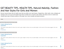 Tablet Screenshot of getbeautytips.blogspot.com