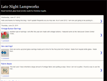 Tablet Screenshot of latenightlampworks.blogspot.com