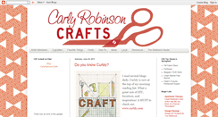 Desktop Screenshot of carlyrobinsoncrafts.blogspot.com