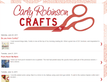 Tablet Screenshot of carlyrobinsoncrafts.blogspot.com