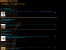 Tablet Screenshot of kompaspodroznika.blogspot.com