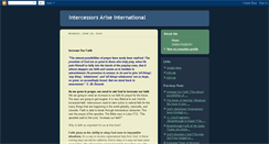 Desktop Screenshot of intercessorsarise.blogspot.com