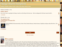 Tablet Screenshot of omegachurchdeceptions.blogspot.com