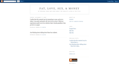 Desktop Screenshot of fatlovesexmoney.blogspot.com