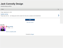 Tablet Screenshot of jackconnollydesign.blogspot.com