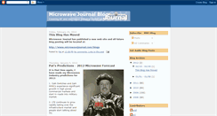 Desktop Screenshot of microwavejournal.blogspot.com