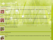 Tablet Screenshot of luckylittletrees.blogspot.com