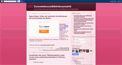 Desktop Screenshot of cursowebsocialbibliotecamadrid.blogspot.com