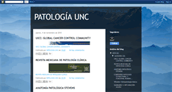 Desktop Screenshot of patologiaunc.blogspot.com