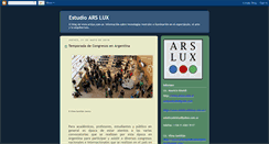 Desktop Screenshot of estudioarslux.blogspot.com