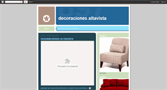 Desktop Screenshot of decoracionesaltavista.blogspot.com